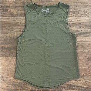 ZYIA Active Olive Green Tank Top